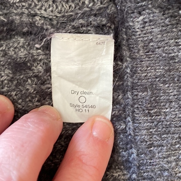 J. Crew Ribbed Open Front Alpaca Merino Wool Blend Cardigan, Size X-Small - Picture 9 of 9